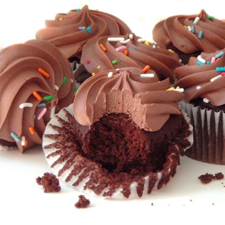 Cupcakes de chocolate