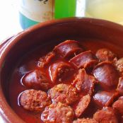 Chorizo a la sidra