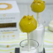 Chupa chups de foie con mango