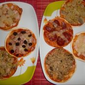 Minipizzas de oblea de empanadilla