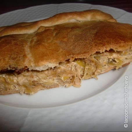 Empanada de puerros