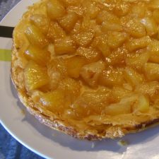 Tarta Tatin con piña