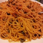 Espaguetis a la Puttanesca