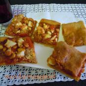 Coca de tomate destapada de Castellón.