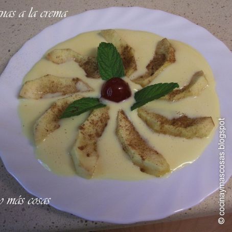 MANZANAS A LA CREMA