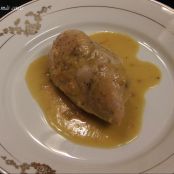 Pollo en salsa de vino añejo