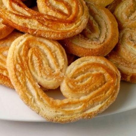 Palmeritas de hojaldre