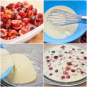 Clafoutis de cerezas - Paso 1