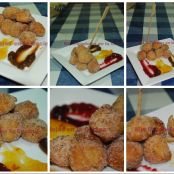 Croquetitas de Poleá con Piñones y 3 Salsas - Paso 8