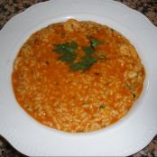 Arroz caldoso con gambas