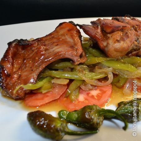 CONEJO CON SOJA Y MIEL