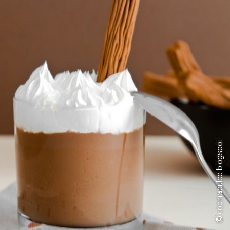 Copa de chocolate y nata