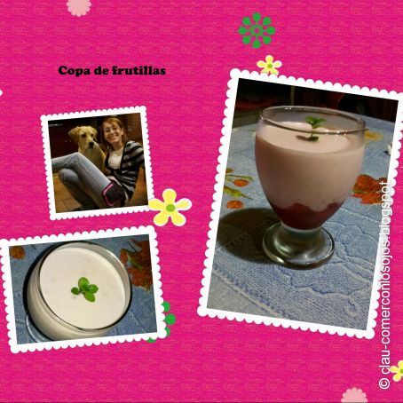 Copa de frutillas