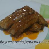 Costillas con salsa especial