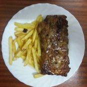 Costillas de cerdo al grill