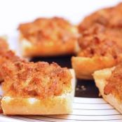 Costrinis de salchicha y mascarpone