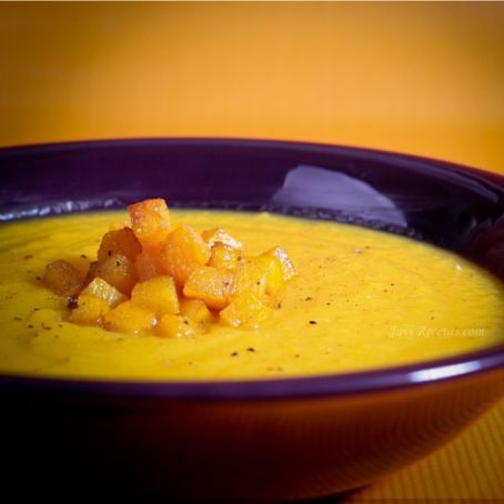 Crema de calabaza rápida
