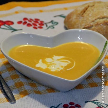Crema de calabaza con patatas