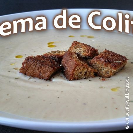 Crema de Coliflor