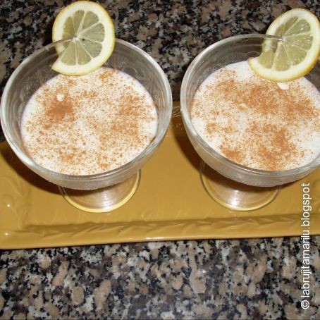 Crema de limón sin huevo