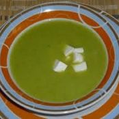 Crema de espinacas y calabacín