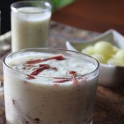 Crema fría de melón y virutas de ibérico