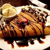 Crepes nata choco, choco-crepes helado