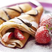 Crepes con chocolate