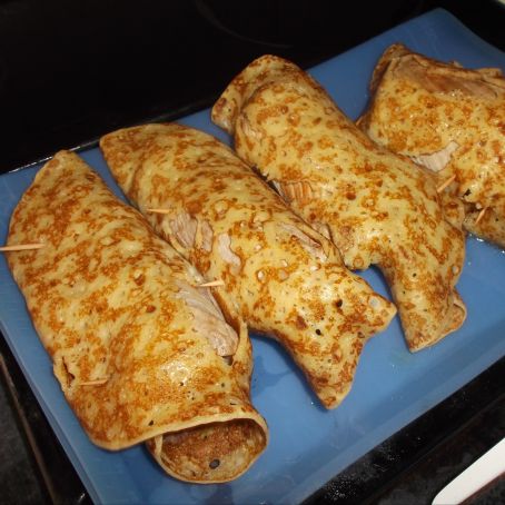 Crepes de secreto de cerdo