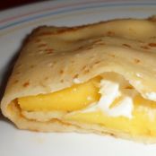 Crêpes de Mango y queso philadelfia (clásico Francés) - Paso 1