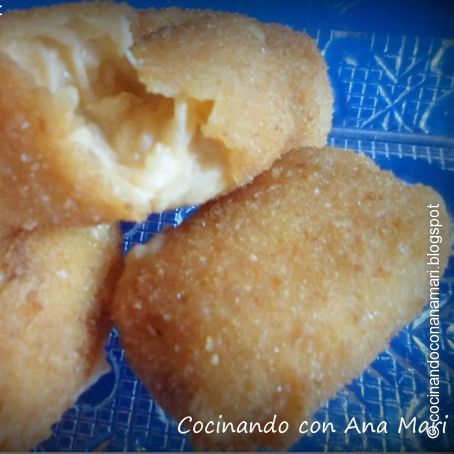 Croquetas con chorizo y jamón