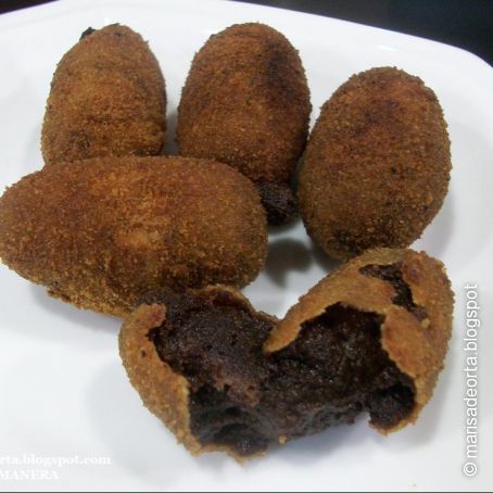 CROQUETAS DE CHOCOLATE