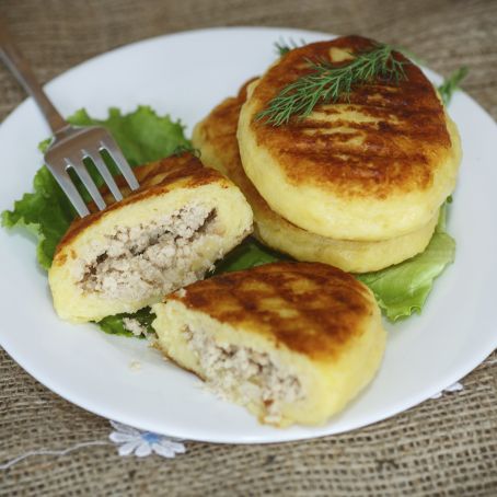 Croquetas de patata rellenas de pollo (/5)