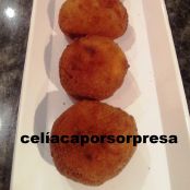 Croquetas de queso y atún sin bechamel