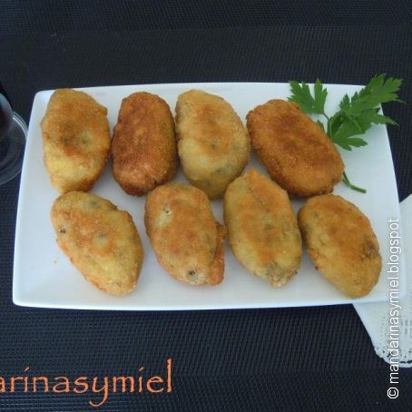 Croquetas de setas.