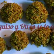 Croquetas de espinacas y langostinos