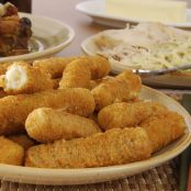 Croquetas de pollo y queso