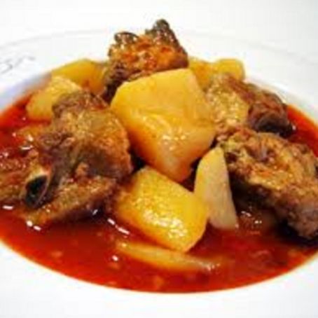 costillas con patatas