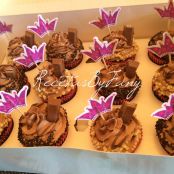 Cupcakes de Kit Kat y Nutella - Paso 2