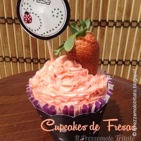 Cupcakes de fresas