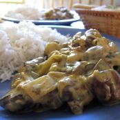 Curry de champiñones - Paso 7