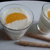 Delicia de mascarpone con melotocón