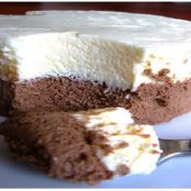 Postre de dos chocolates