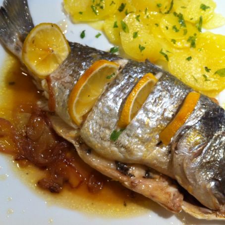 Dorada a las finas hierbas