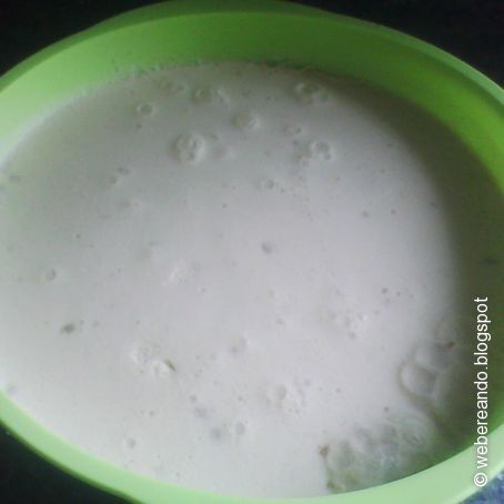 Tarta mousse de turrón