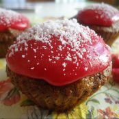Cupcake de caperucita roja - Paso 1