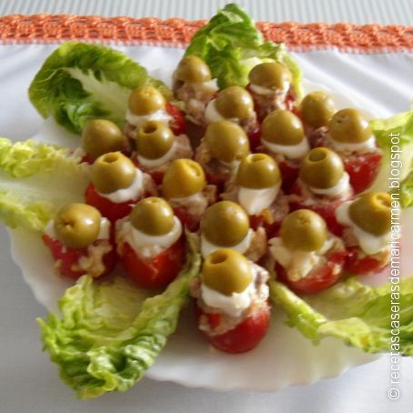 tomatitos cherry rellenos