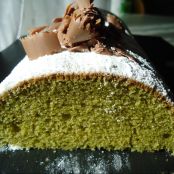 Bizcocho de matcha