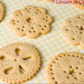 Doily Biscuits o galletas de encaje - Paso 1