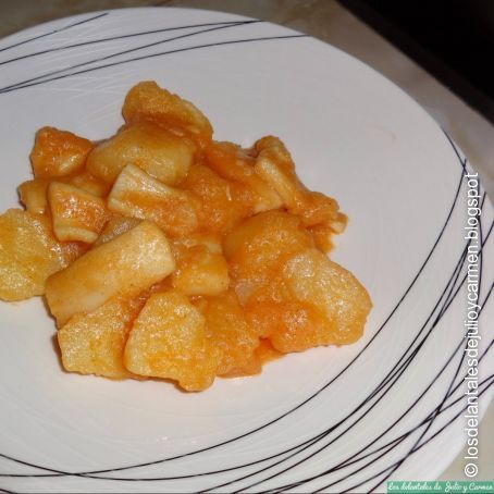 Guiso de sepia y patatas